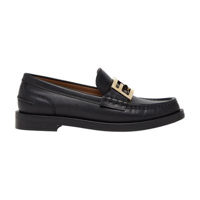 Shop Fendi Baguette Loafers In Bleu