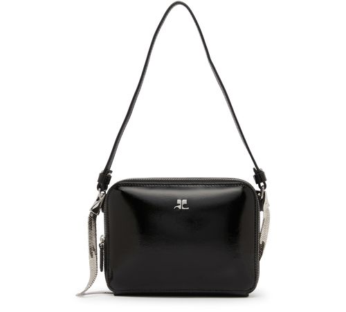 COURREGES Cloud naplack shoulder bag 