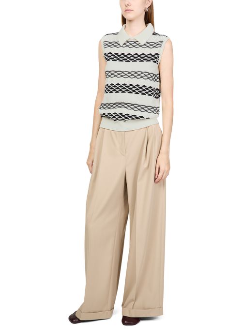 LOEWE  Sleeveless cotton sweater