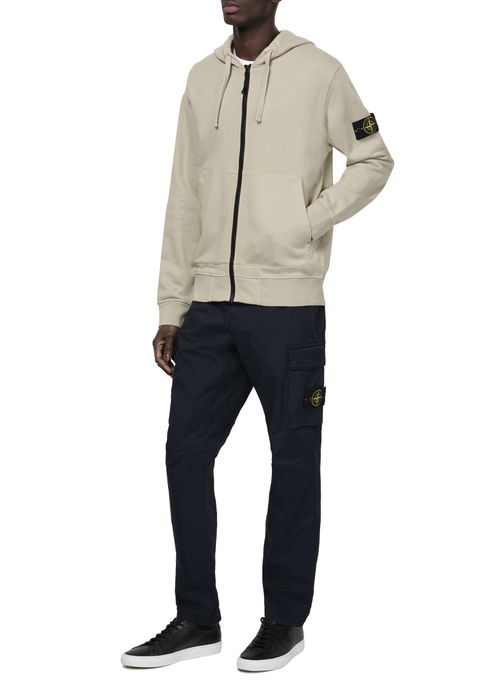 STONE ISLAND Zipped hoodie