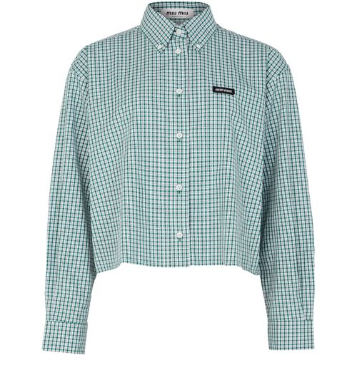 MIU MIU Checkered shirt