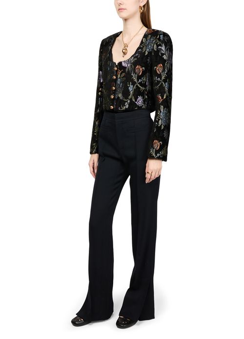 CHLOE Floral tapestry jacket