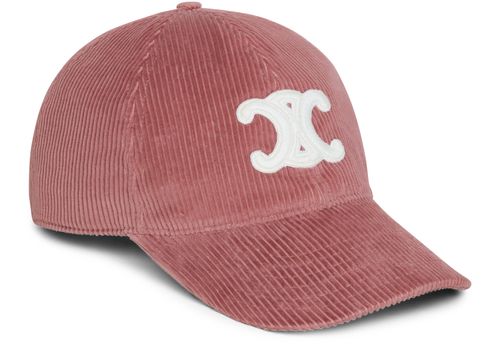CELINE Casquette baseball Triomphe en velours