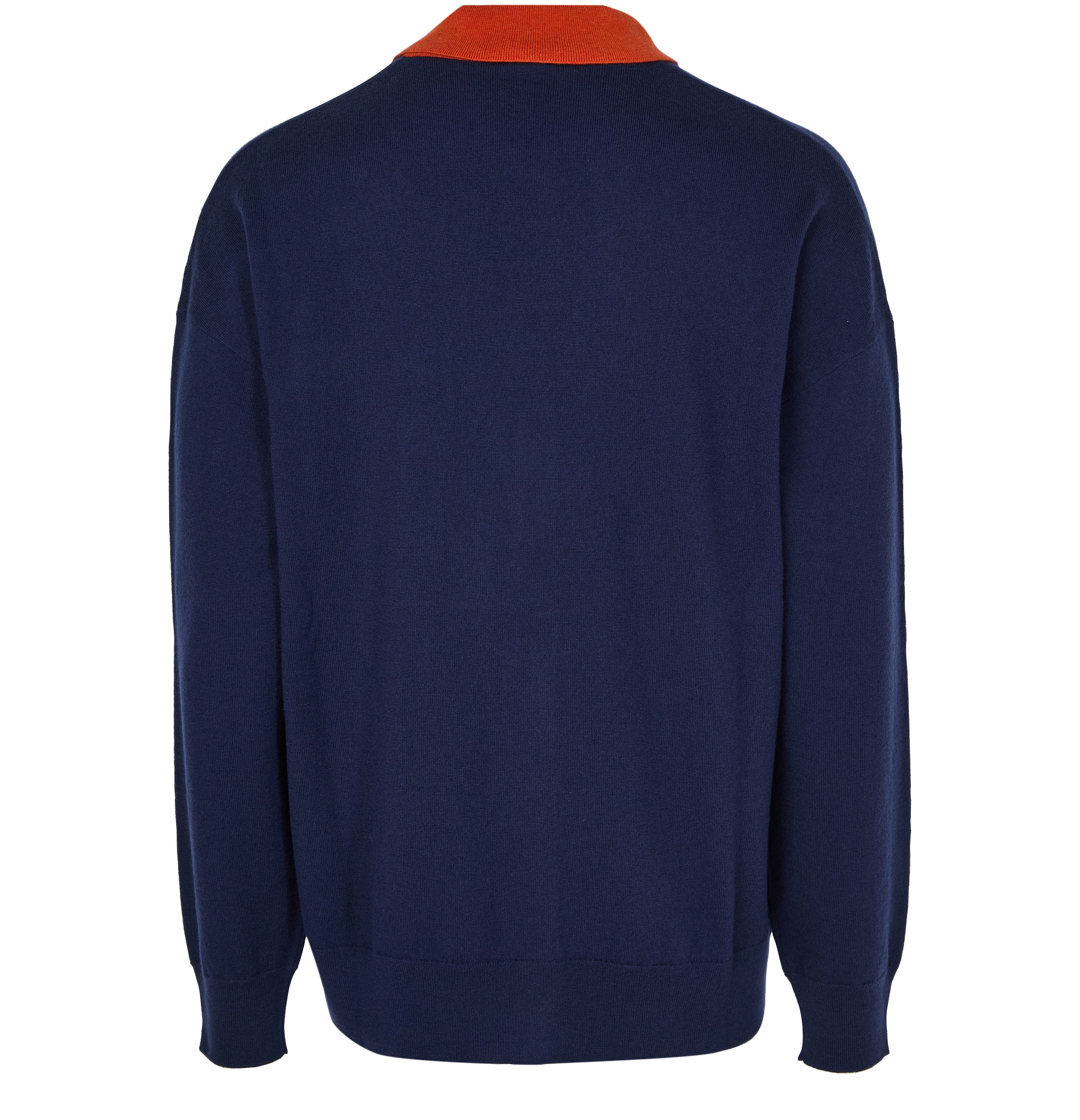 Polo cardigan in wool thumbnail 3