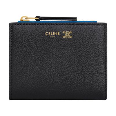 Women's Small flap wallet in shiny smooth lambskin | CELINE | 24S