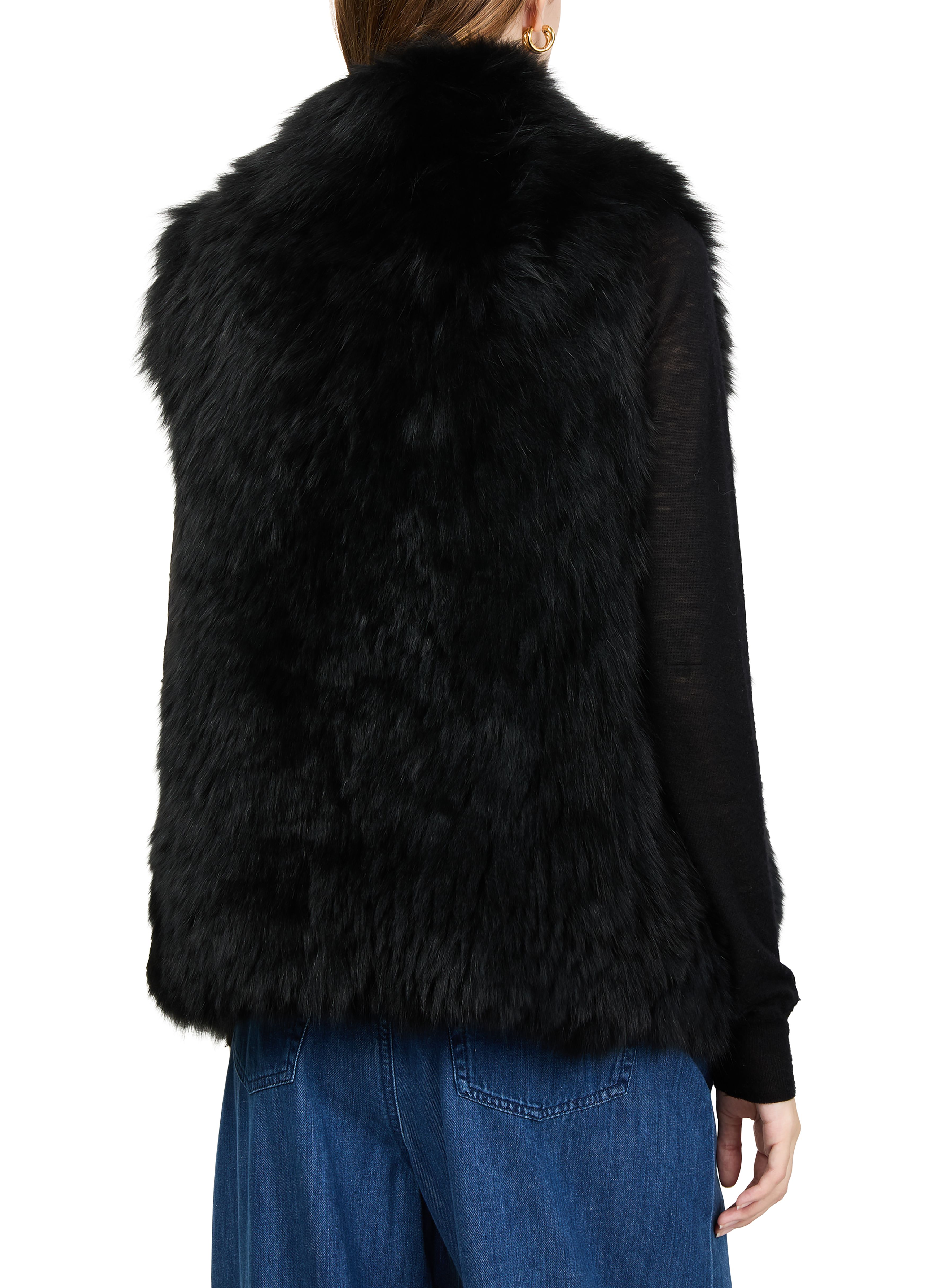 Fox fur gilet 5