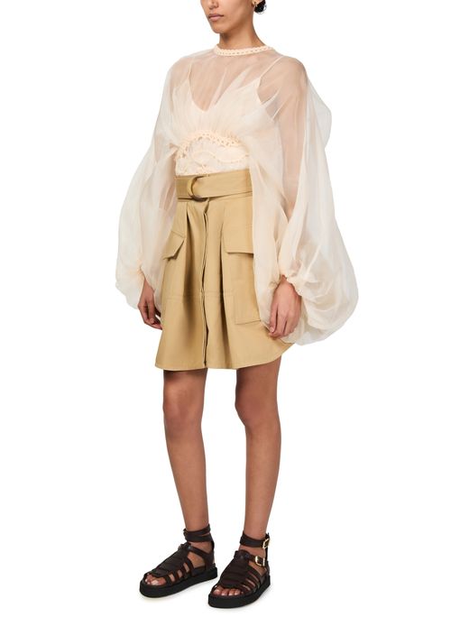 ZIMMERMANN Illuminate cargo mini skirt