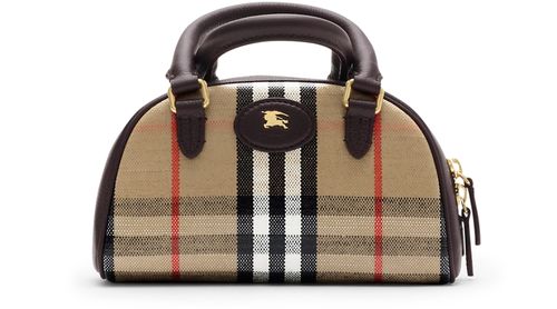BURBERRY Mini Highlands Bowling Bag