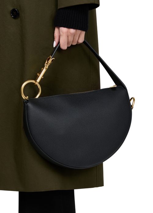 BURBERRY Sac polochon moyen en cuir