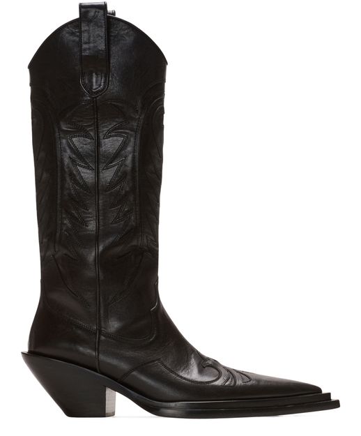 Men s Dan Patchwork Leather Boots BALMAIN 24S