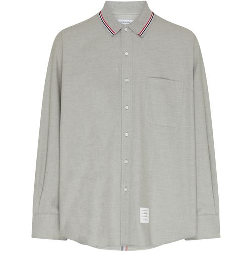THOM BROWNE Long sleved oversized shirt