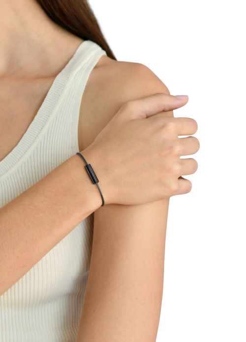 LE GRAMME 5g Brushed ceramic cable bracelet