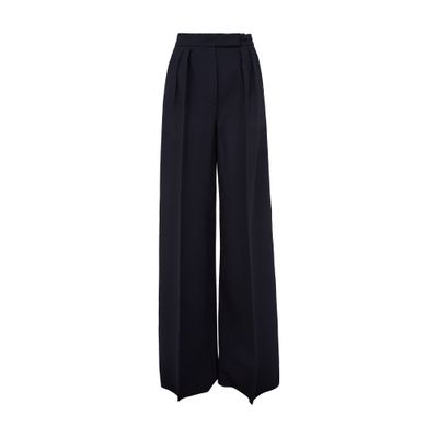 Max Mara Wide Pants In Black