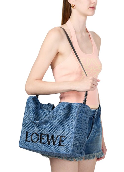 LOEWE LOEWE medium raffia tote bag