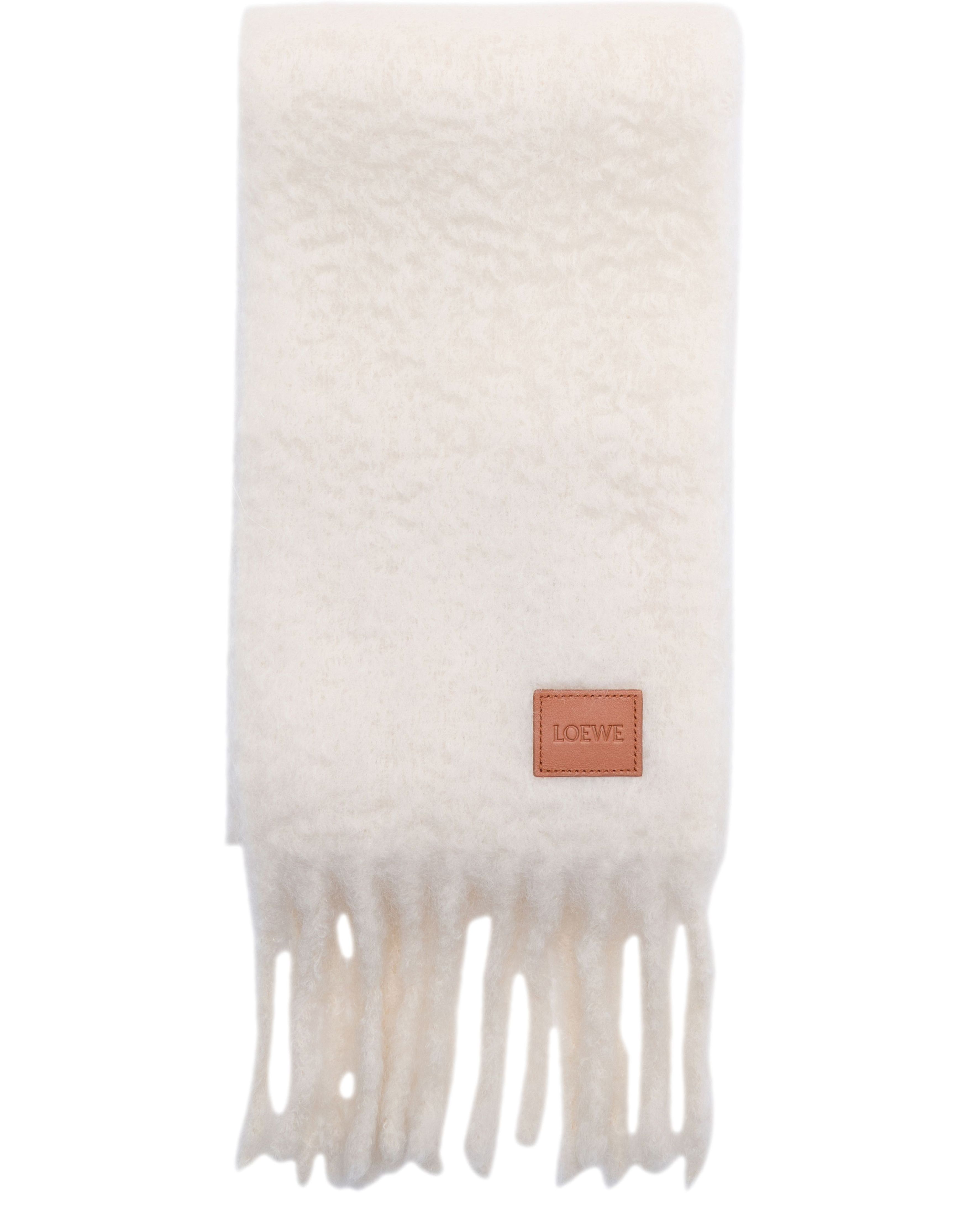 Scarf in mohair and wool