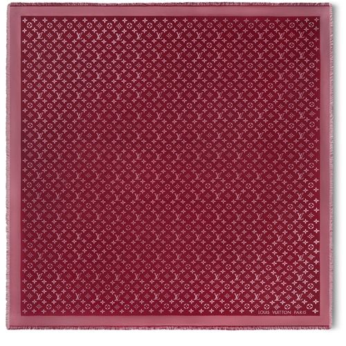 LOUIS VUITTON Châle Monogram Shine