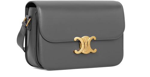 CELINE Medium Triomphe bag in shiny calfskin