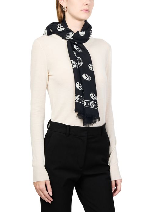 MCQUEEN Skull scarf