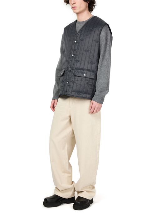 MAISON KITSUNE Ärmellose Steppweste
