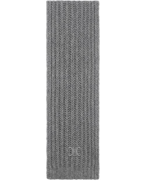 CELINE Triomphe scarf in cashmere, wool and silk