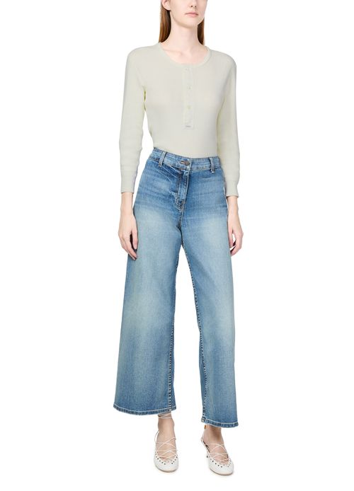 CHLOE Round neck top in cotton