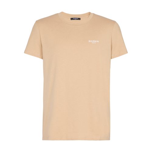 BALMAIN FLOCKED T-SHIRT