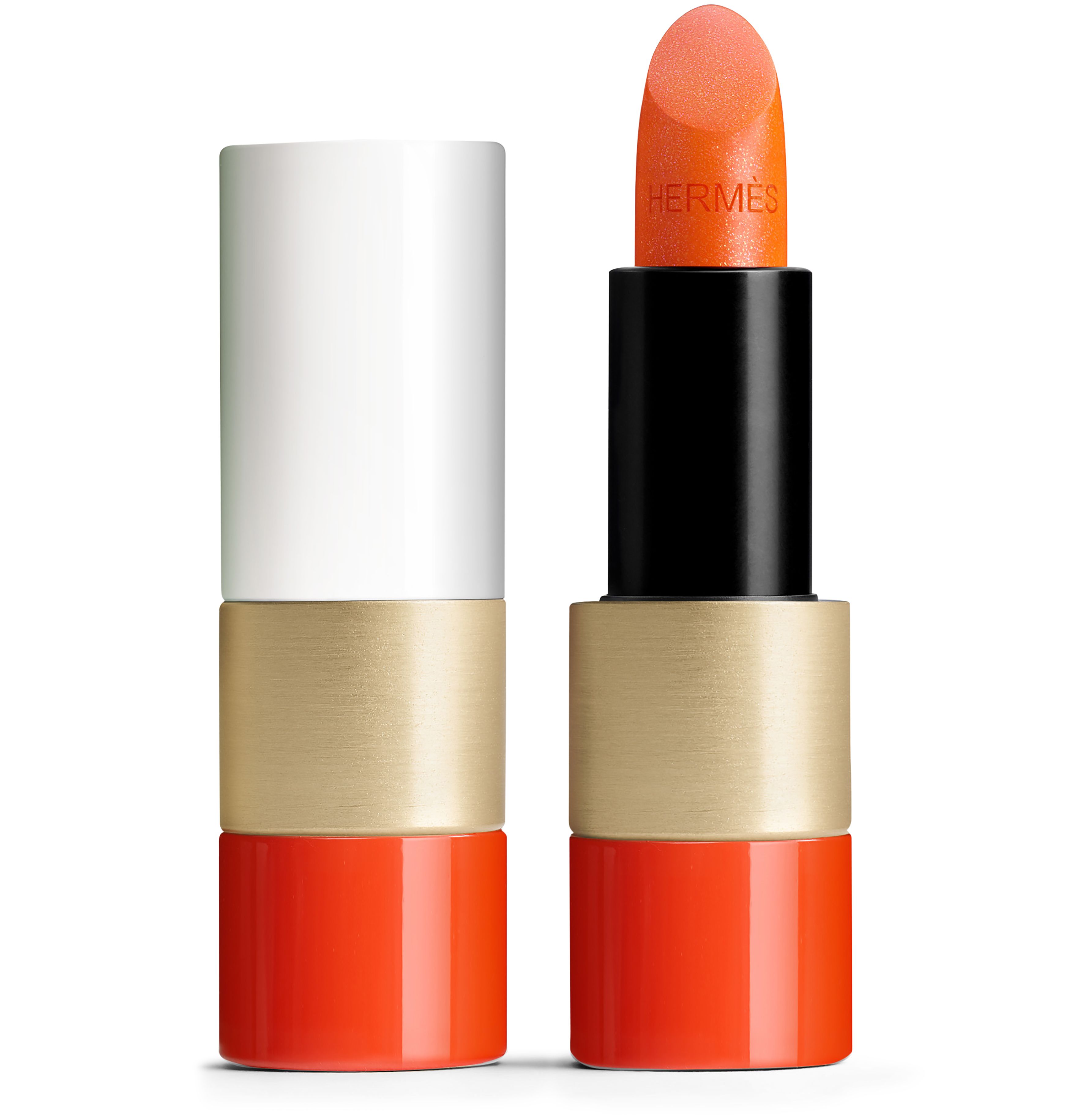 Rouge Hermès, poppy lip shine