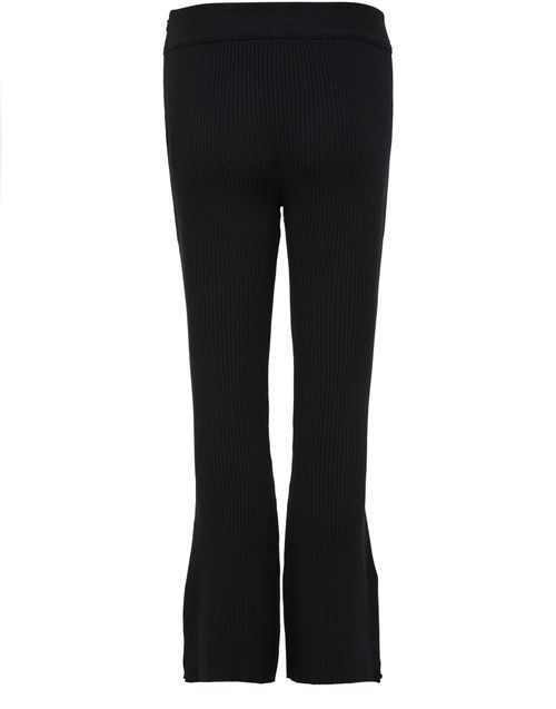 COURREGES Pantalon capri en maille côtelée