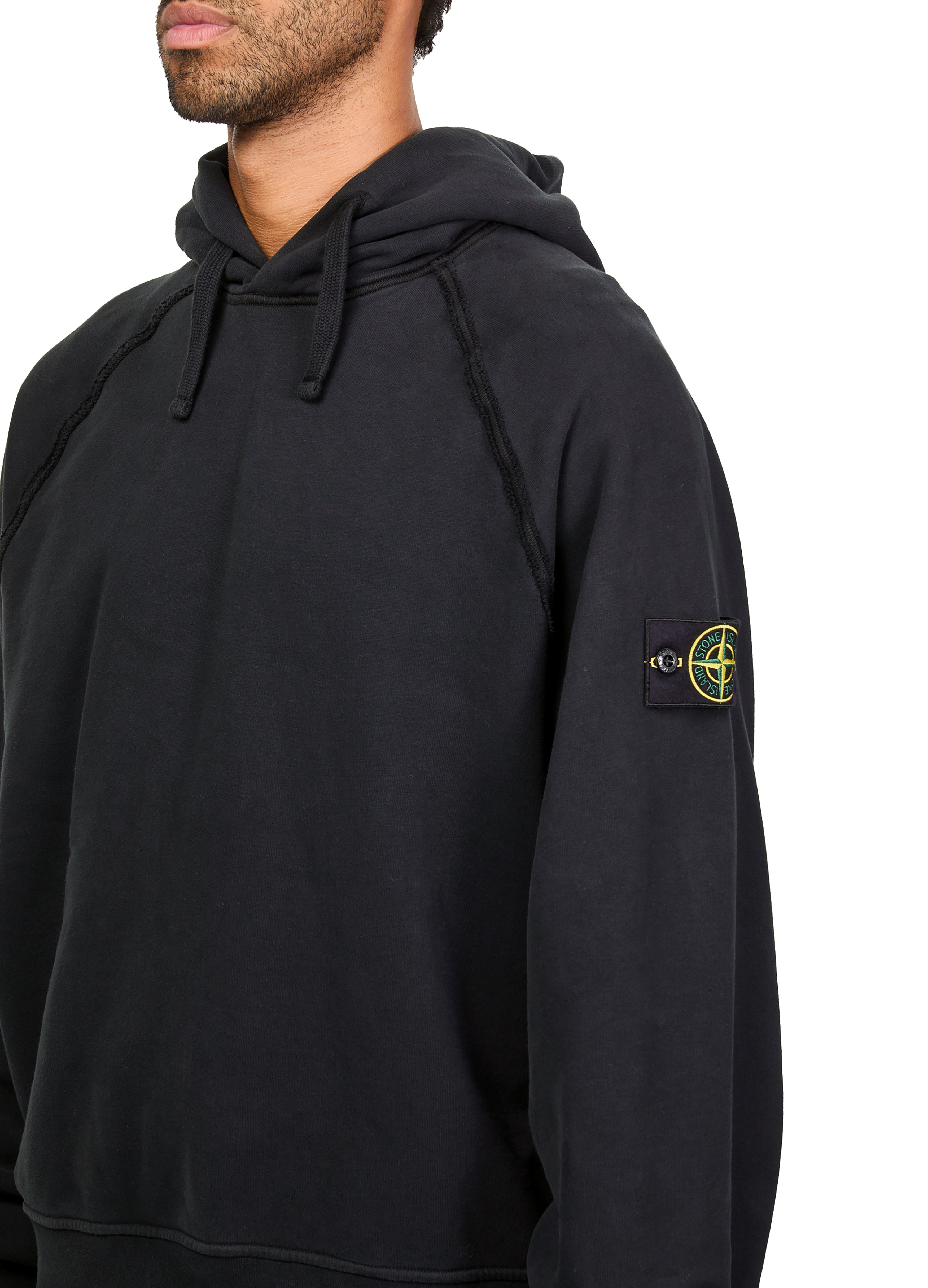 Logo patch hoodie thumbnail 4