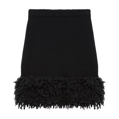 Loewe Mini Skirt In Black
