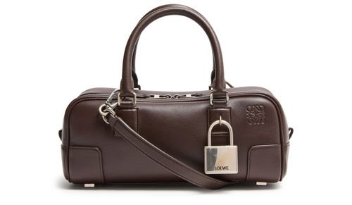 LOEWE Amazona 23 cropped bag in shiny calfskin