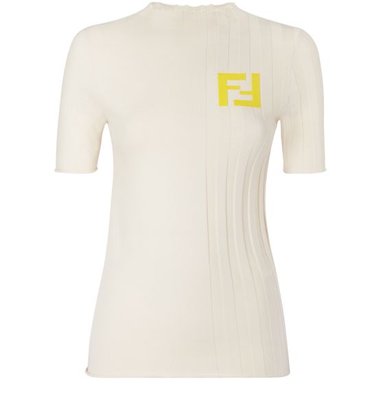 Fendi Ff Sweater Beige IT 40