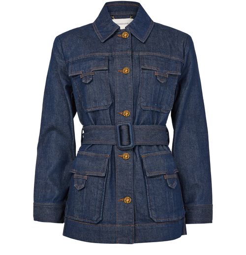 ZIMMERMANN Illuminate denim safari jacket