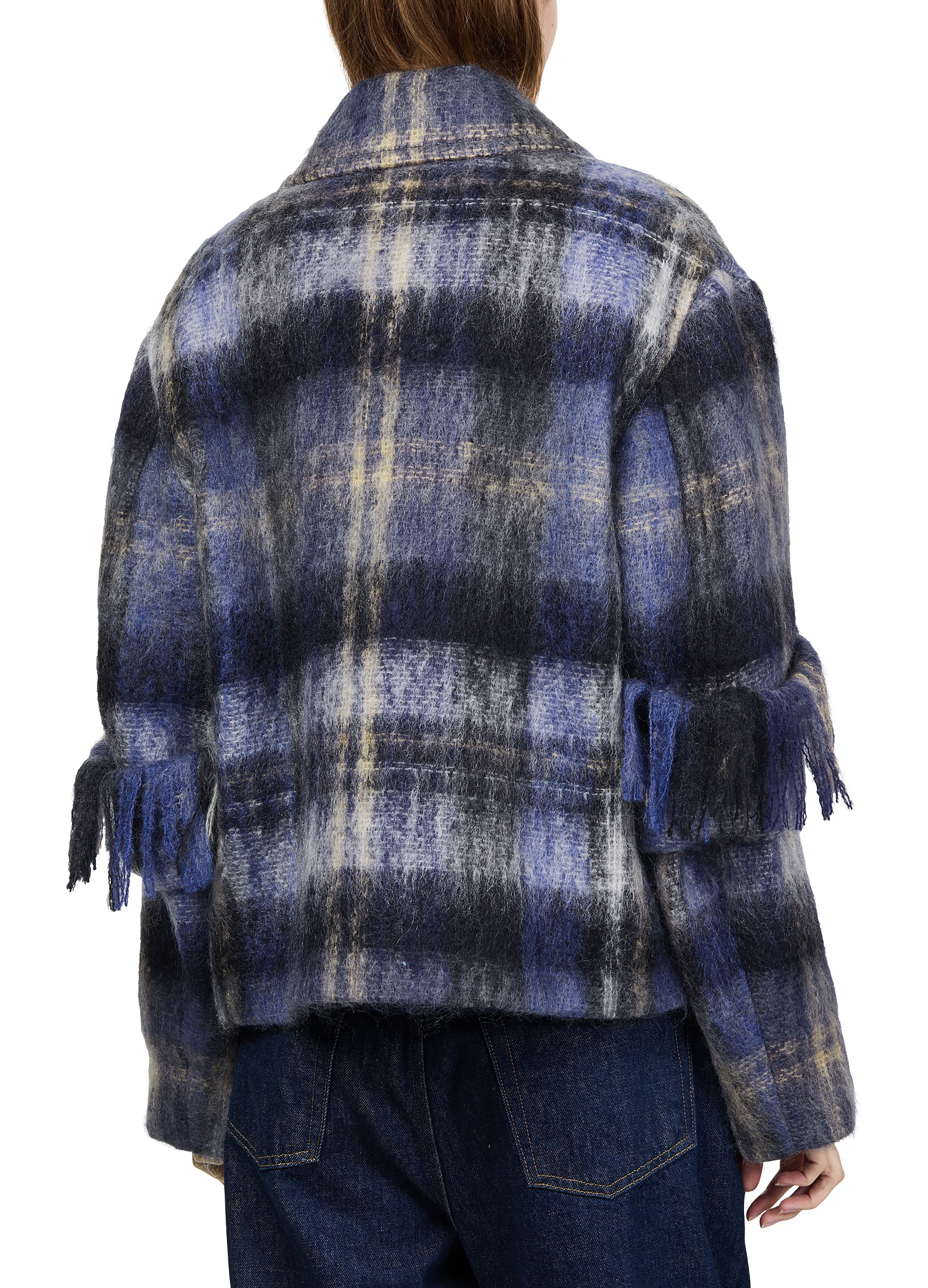 Jacket in mohair and wool blend thumbnail 5