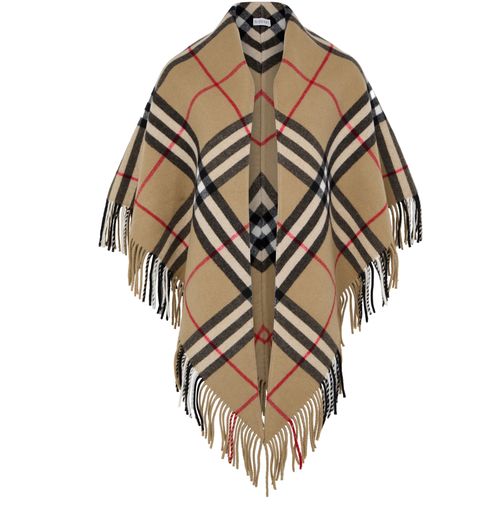 BURBERRY Großkariertes Cape