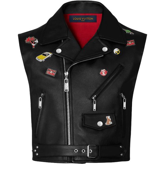 Louis Vuitton Calfskin Vest With Pins