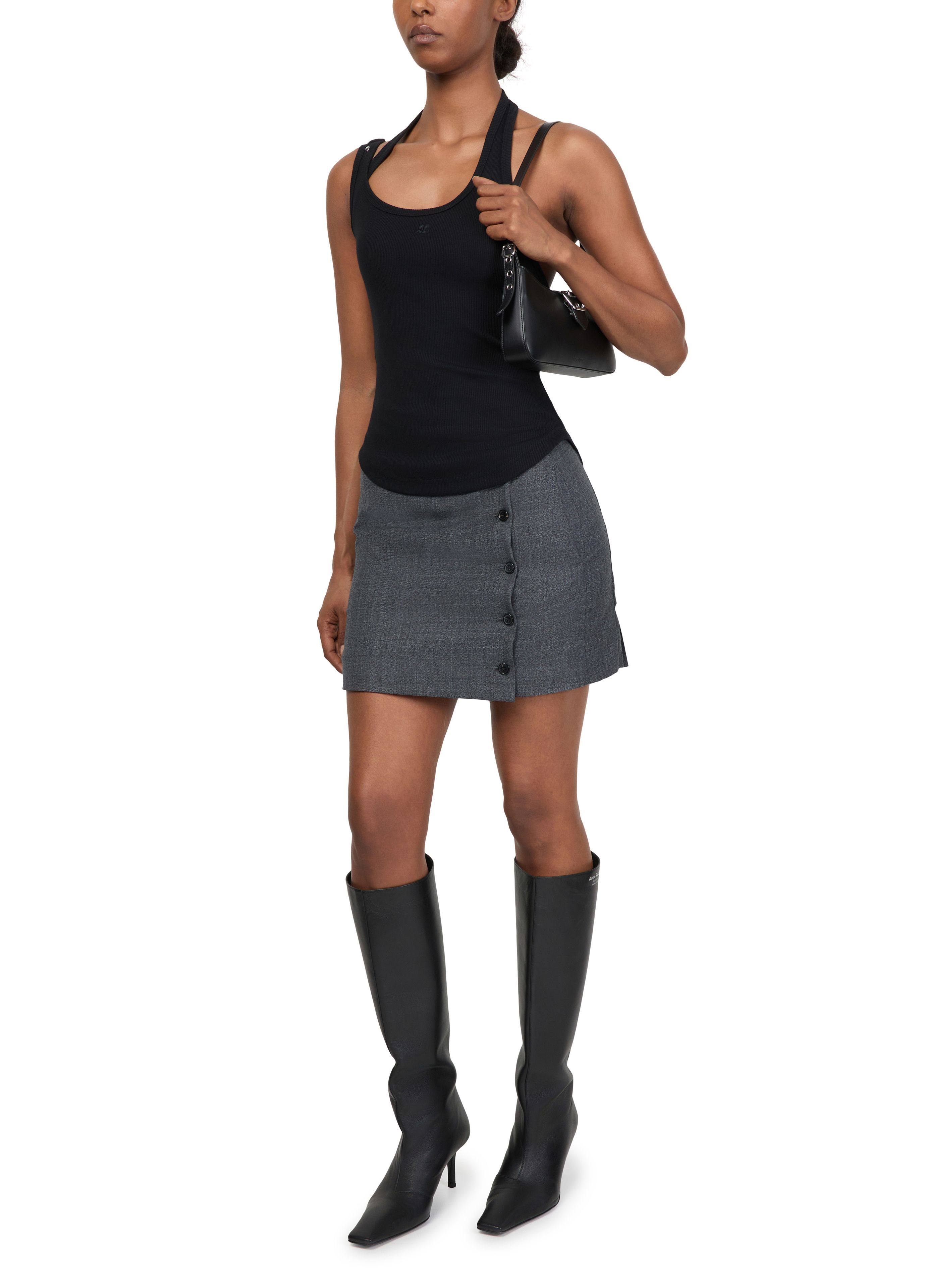 Undressed 90's rib buckle tank top thumbnail 6