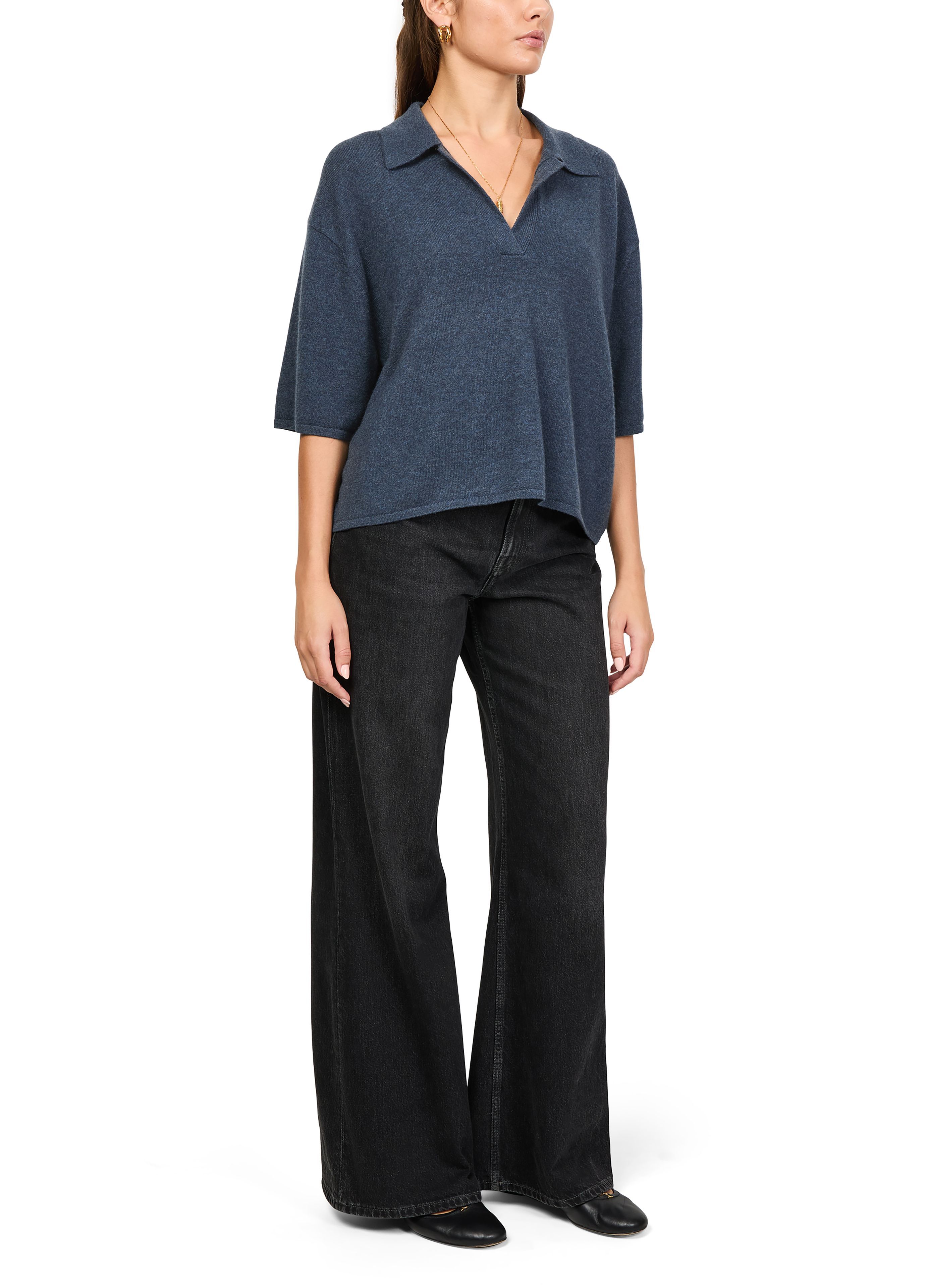 Neela short sleeves cashmere t-shirt thumbnail 6