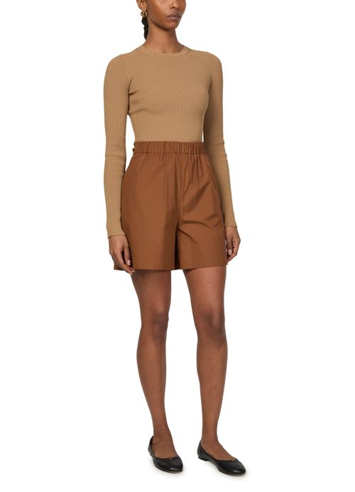 MAX MARA Short en popeline de coton Haway