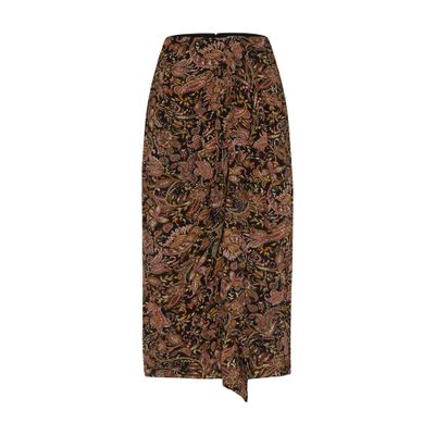 ISABEL MARANT ÉTOILE ZAINE MIDI SKIRT 