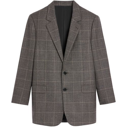 CELINE Bibliothèque Nationale de France blazer in prince of wales wool