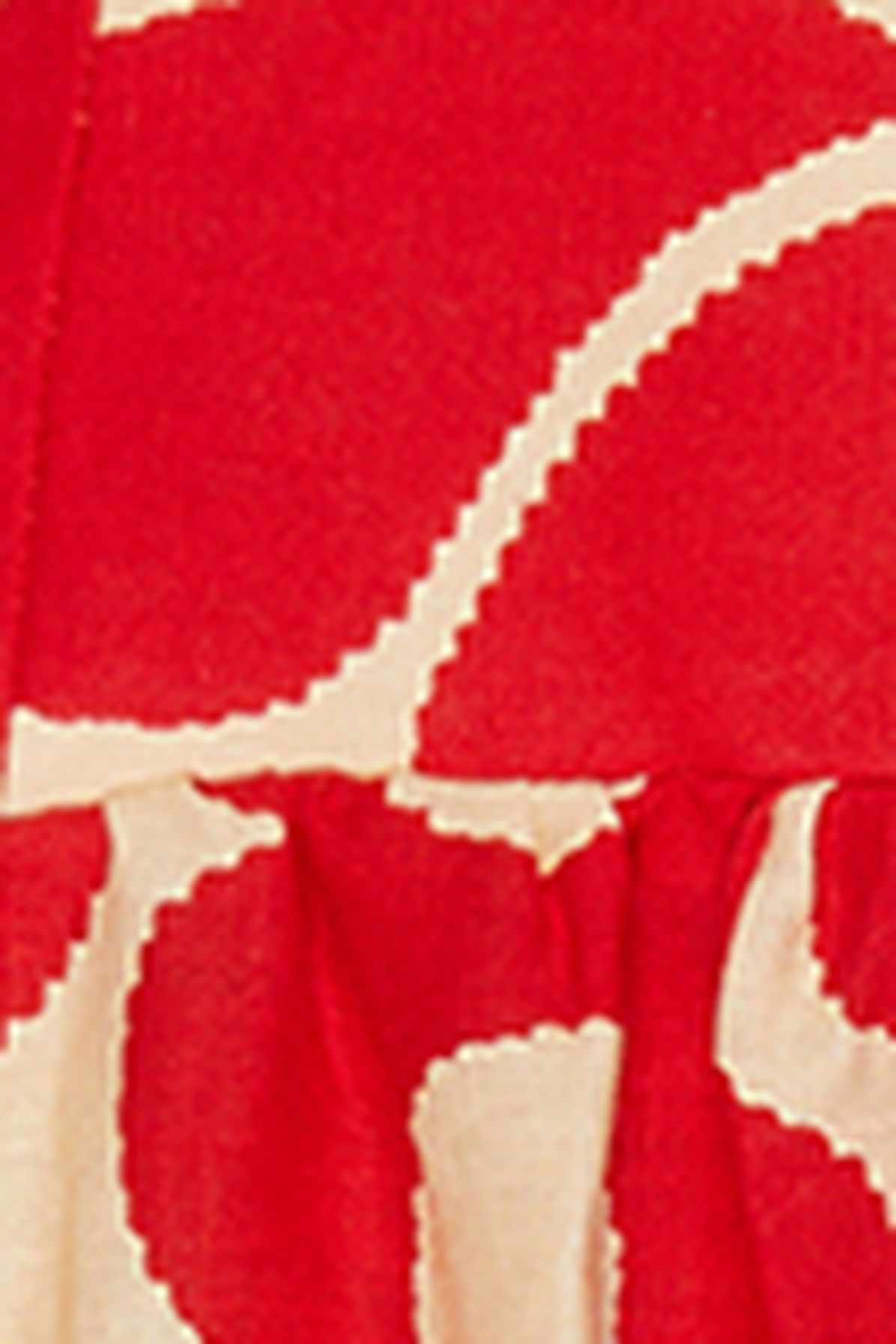 FARM Rio Palermo Linen Midi Dress in Red | Smart Closet