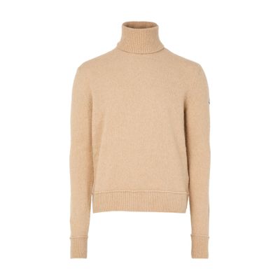Moncler Turtleneck Sweater In Brown