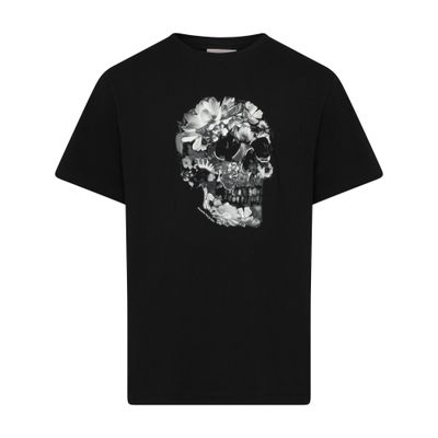 Alexander Mcqueen Skull T-shirt In Grey