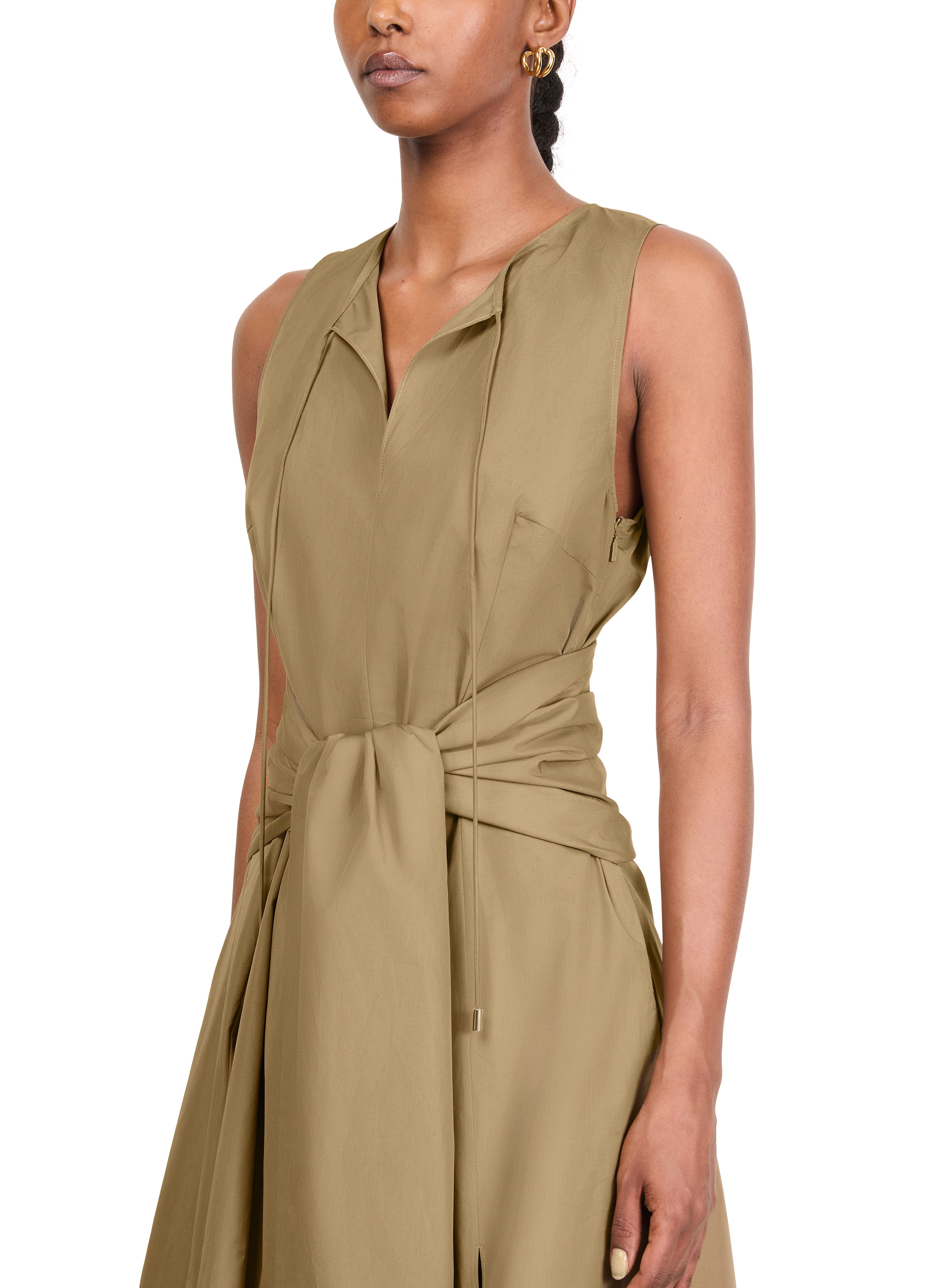 Wrap dress in cotton thumbnail 4