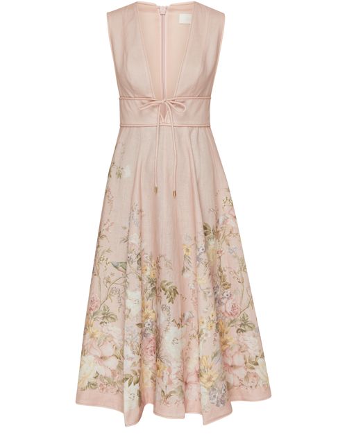 ZIMMERMANN Waverly plunge midi dress