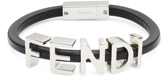 Fendi men s sales leather bracelet
