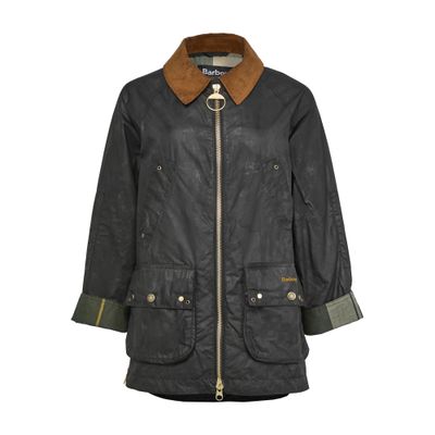 Barbour Raelynn Wax Jacket In Black