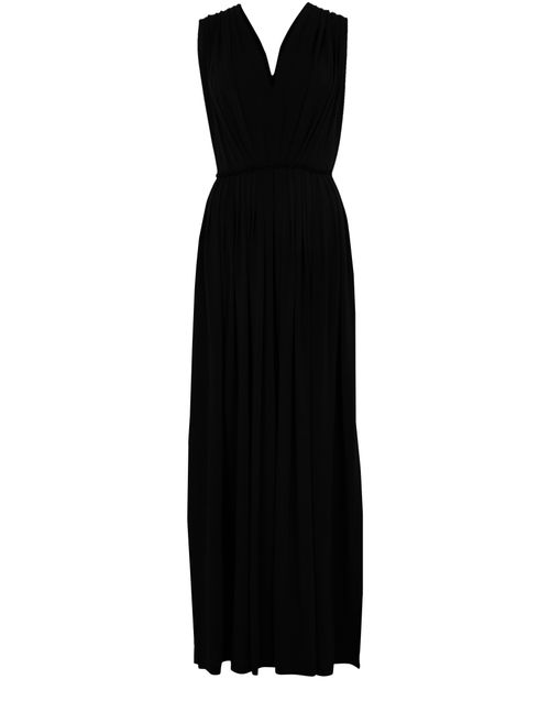 MAX MARA Walter draped maxi jersey dress