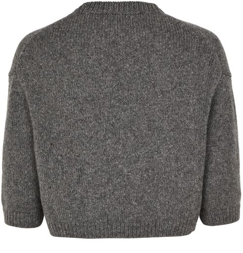KHAITE Pull Sabina col rond en cachemire